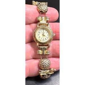 VTG Women's Gold Tone Bonetta 2mm Golf Watch, Not Running, Great Detail